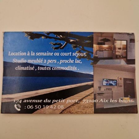 Studio Meuble Au Rdc , Proche Lac エクスレバン エクステリア 写真
